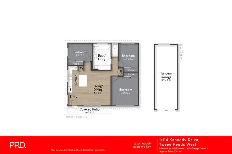 Floorplan of Homely unit listing, 1/114 Kennedy Drive, Tweed Heads West NSW 2485
