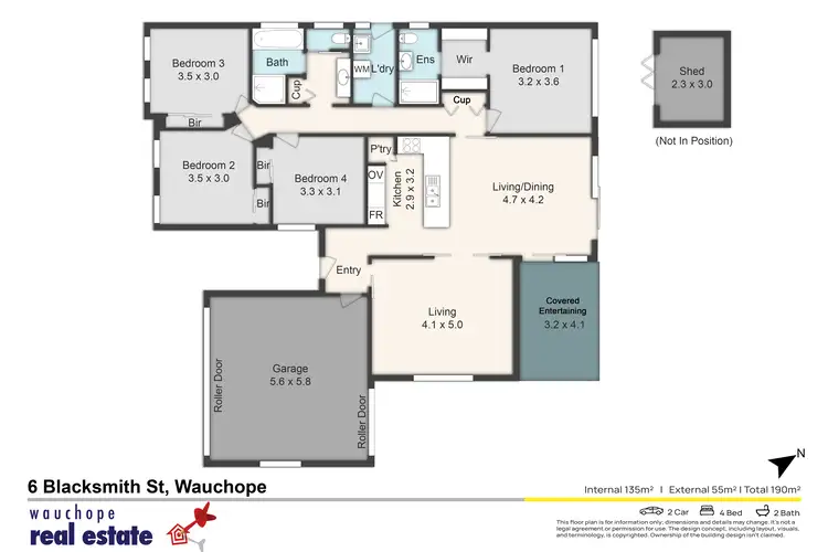 Floorplan of Homely house listing, 6 Blacksmith Street, Wauchope NSW 2446