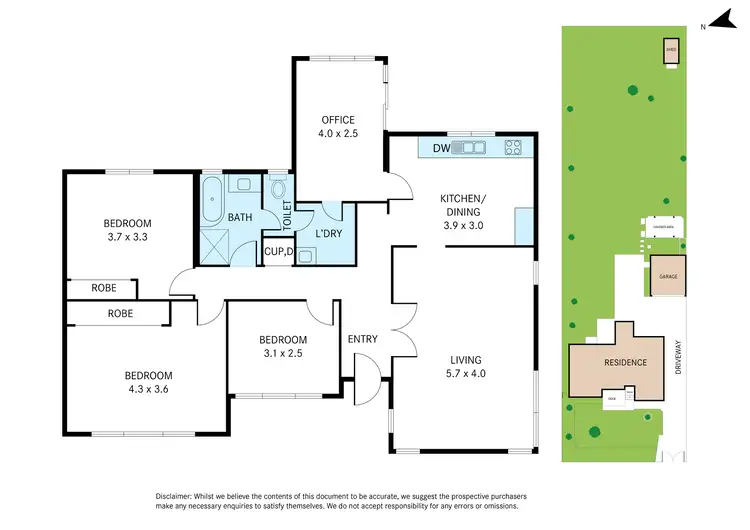 Floorplan of Homely house listing, 14 Albert Avenue, Boronia VIC 3155