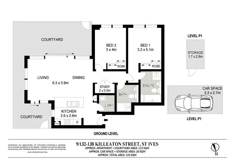 Floorplan of Homely apartment listing, 9/132-138 Killeaton Street, St Ives NSW 2075
