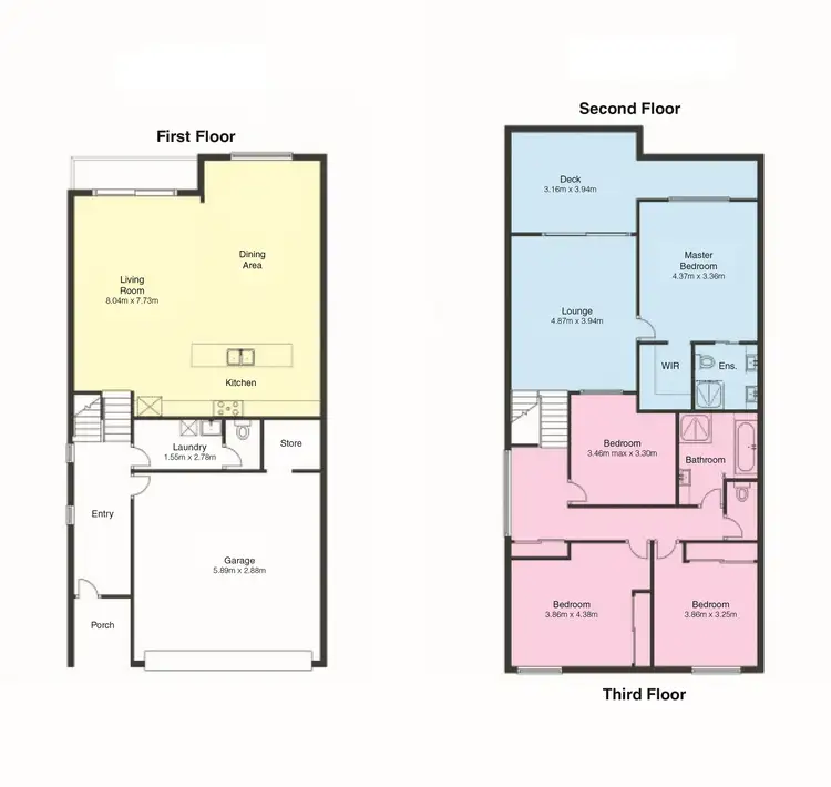 Floorplan of Homely townhouse listing, 7/50 Lakefield Drive, North Lakes QLD 4509