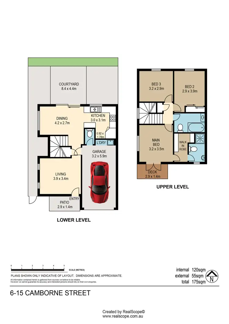 Floorplan of Homely townhouse listing, 6/15 Camborne Street, Alderley QLD 4051