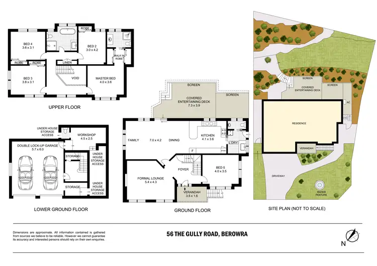 Floorplan of Homely house listing, 56 The Gully Road, Berowra NSW 2081