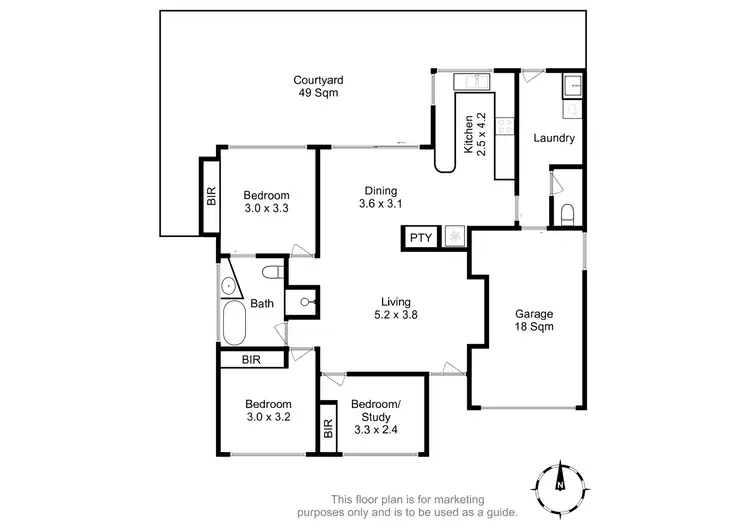 Floorplan of Homely house listing, 1/29 Nash Street, Sorell TAS 7172