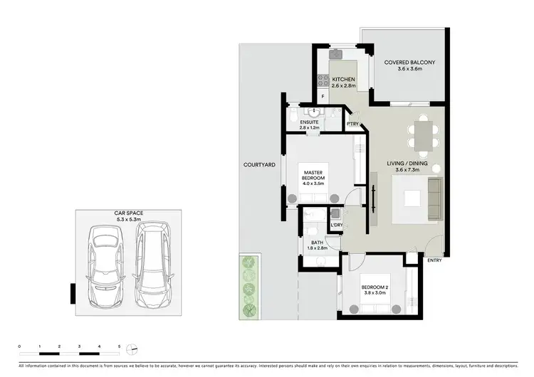 Floorplan of Homely apartment listing, 6/20 Osborne Road, Mitchelton QLD 4053