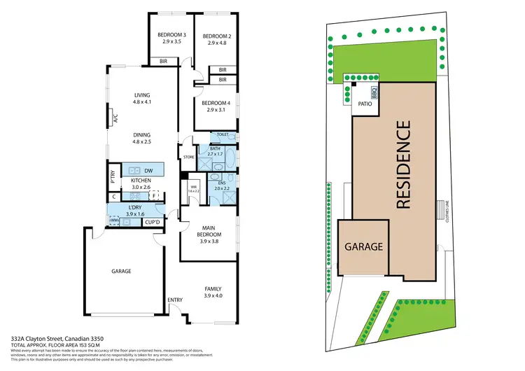 Floorplan of Homely house listing, 332B Clayton Street, Canadian VIC 3350
