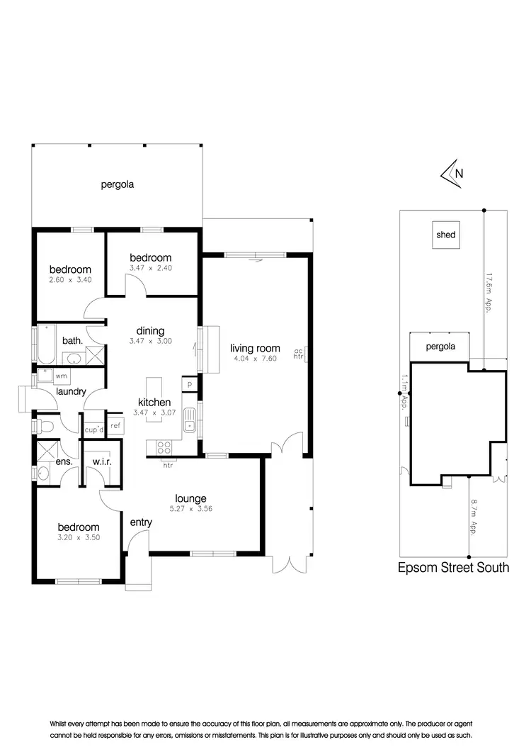 Floorplan of Homely house listing, 55 Epsom Street South, Altona Meadows VIC 3028