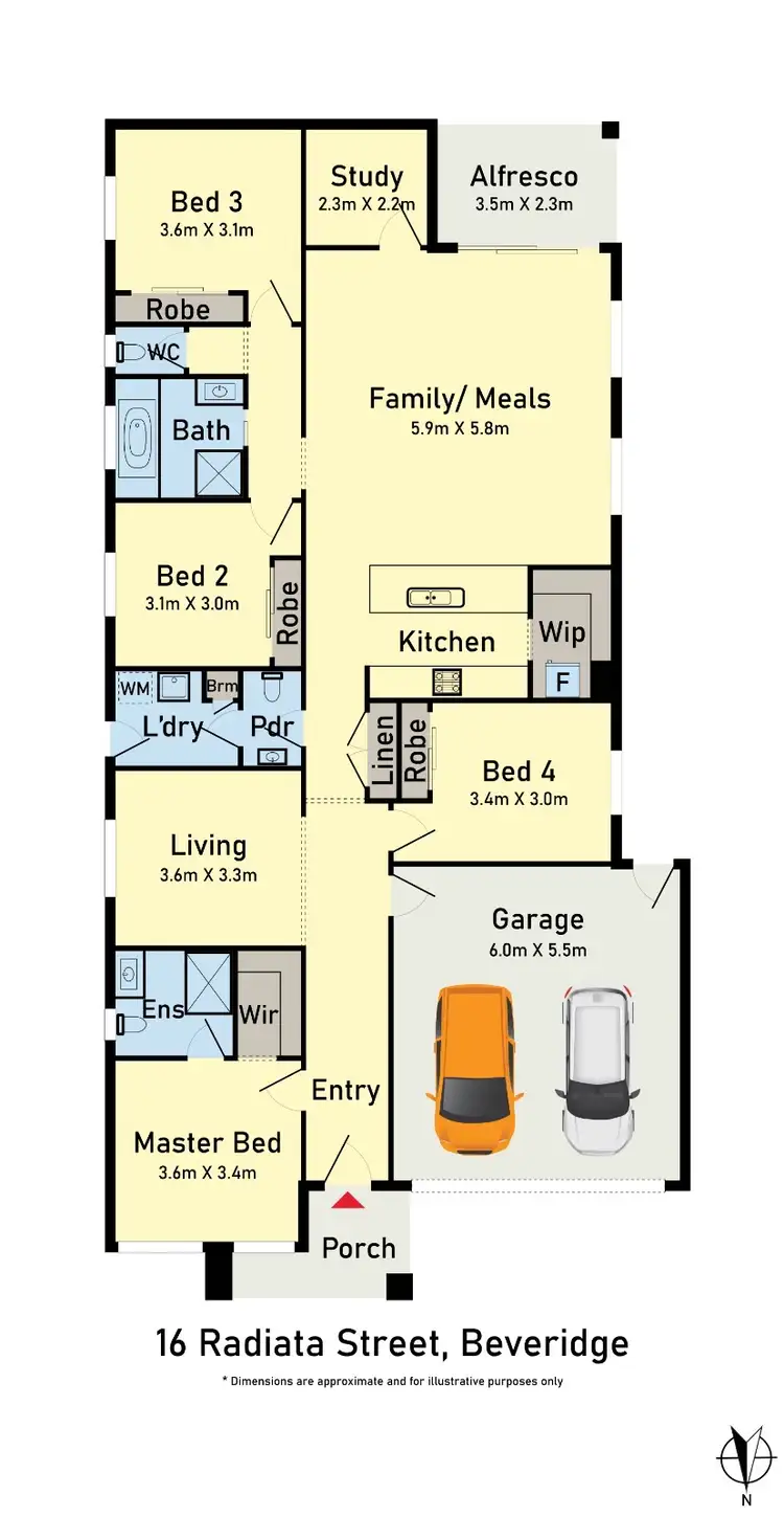 Floorplan of Homely house listing, 16 Radiata Street, Beveridge VIC 3753