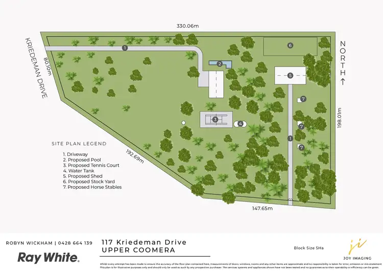 Floorplan of Homely land listing, 117 Kriedeman Road, Upper Coomera QLD 4209