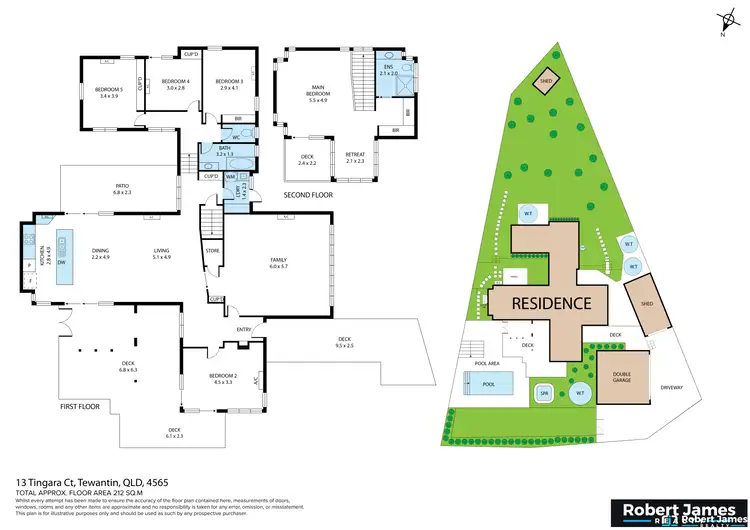 Floorplan of Homely house listing, 13 Tingara Court, Tewantin QLD 4565