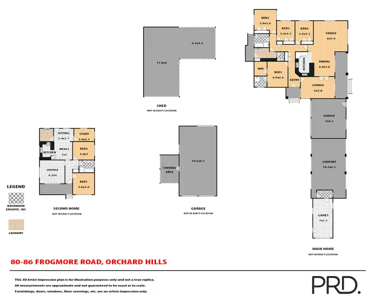 Floorplan of Homely rural property listing, 80-86 Frogmore Road, Orchard Hills NSW 2748