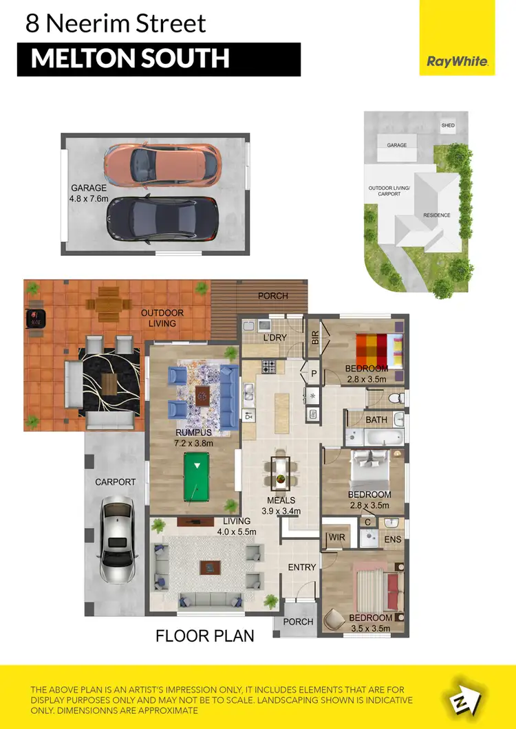 Floorplan of Homely house listing, 8 Neerim Street, Melton South VIC 3338