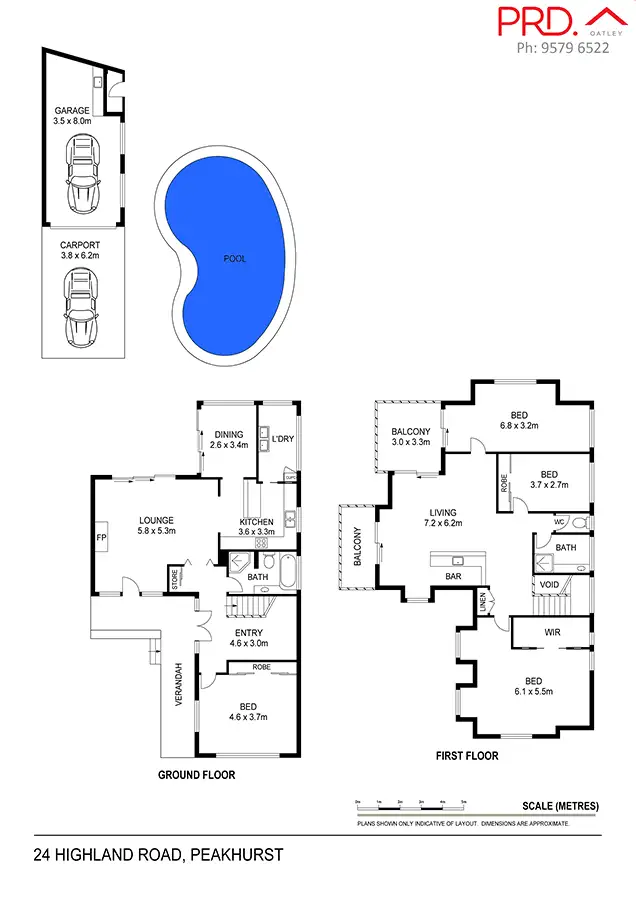 Floorplan of Homely house listing, 24 Highland Road, Peakhurst NSW 2210