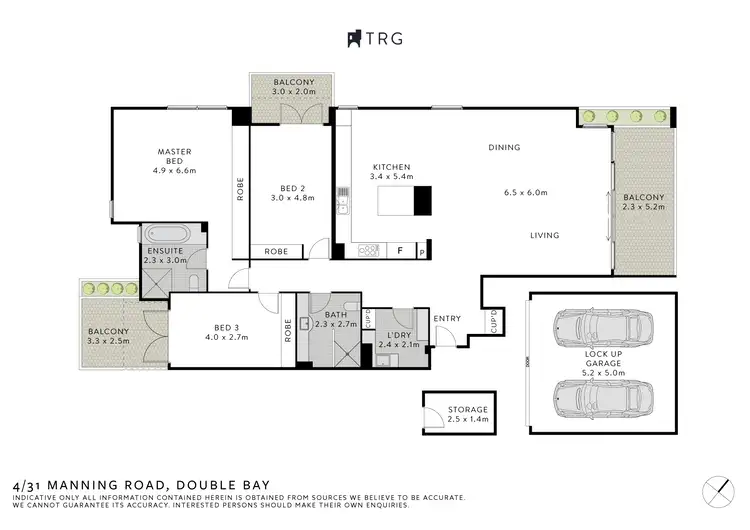 Floorplan of Homely apartment listing, 4/31 Manning Road, Double Bay NSW 2028