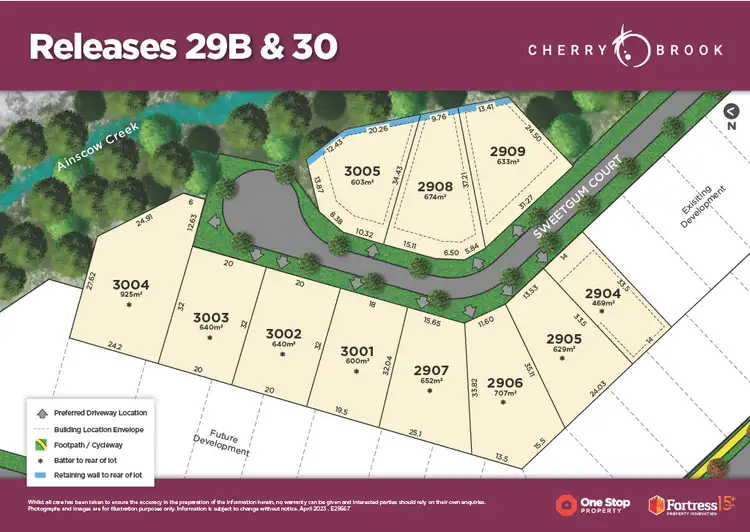 Floorplan of Homely land listing, 33 Sweetgum Court, Bentley Park QLD 4869