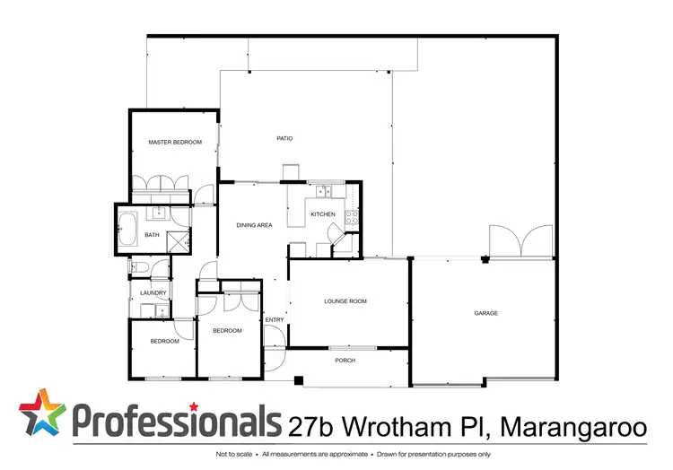Floorplan of Homely villa listing, 27B Wrotham Place, Marangaroo WA 6064