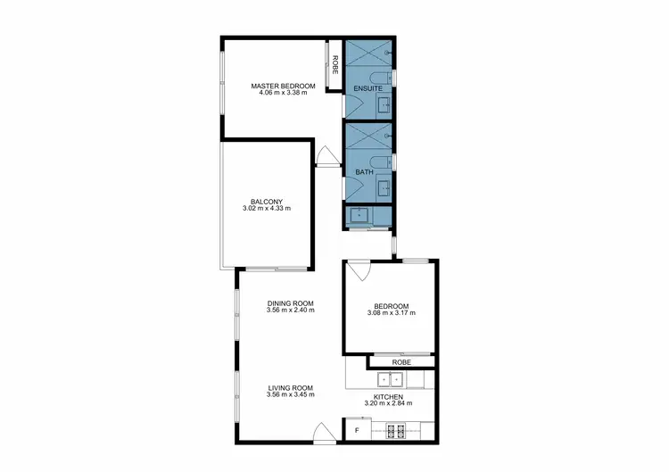 Floorplan of Homely apartment listing, 8/30 Orr Street, Maddington WA 6109