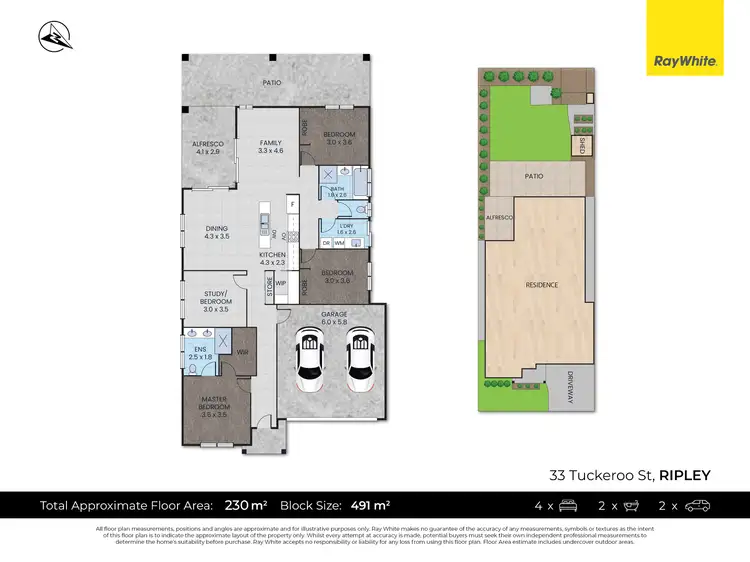 Floorplan of Homely house listing, 33 Tuckeroo Street, Ripley QLD 4306