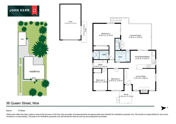 Floorplan of Homely house listing, 36 Queen Street, Moe VIC 3825