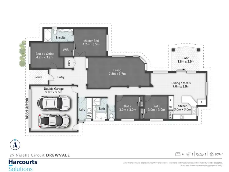 Floorplan of Homely house listing, 29 Nigella Circuit, Drewvale QLD 4116
