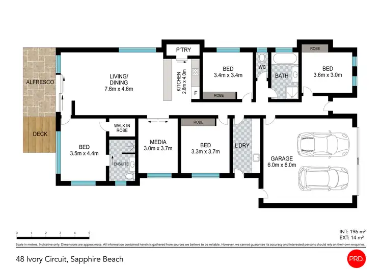 Floorplan of Homely house listing, 48 Ivory Circuit, Sapphire Beach NSW 2450