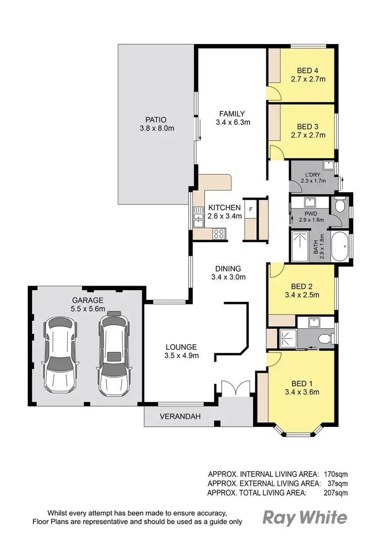 Floorplan of Homely house listing, 4 Maple Close, Bracken Ridge QLD 4017