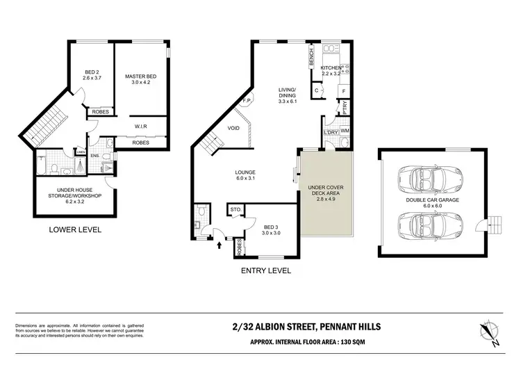 Floorplan of Homely townhouse listing, 2/32 Albion Street, Pennant Hills NSW 2120