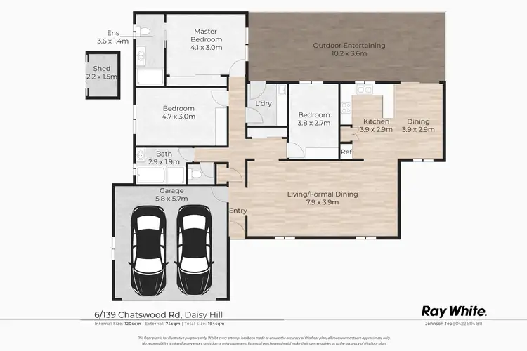 Floorplan of Homely house listing, 6/139 Chatswood Road, Daisy Hill QLD 4127