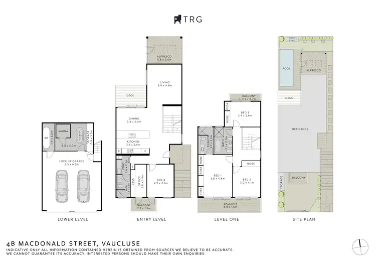 Floorplan of Homely house listing, 4B MacDonald Street, Vaucluse NSW 2030