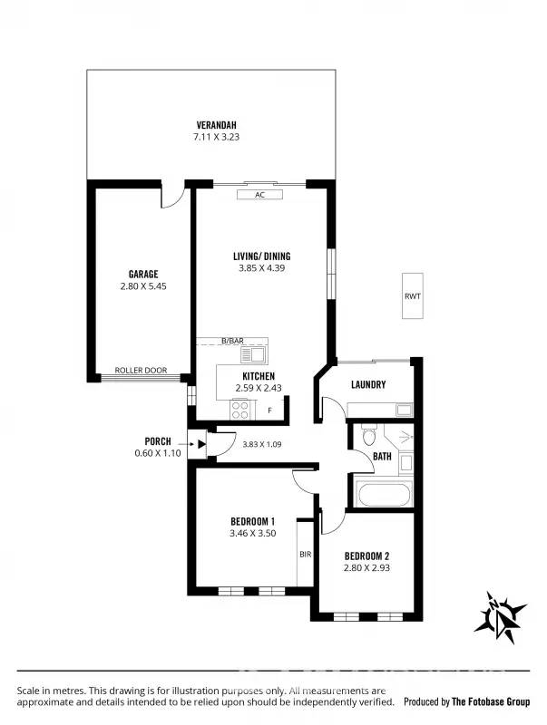 Floorplan of Homely house listing, 3/18 Davidson Road, Elizabeth Vale SA 5112