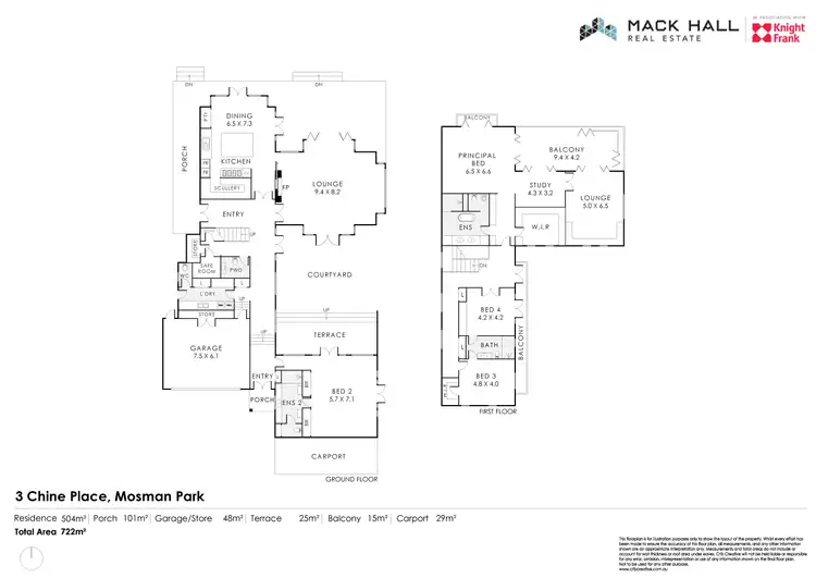 Floorplan of Homely house listing, 3 Chine Place, Mosman Park WA 6012