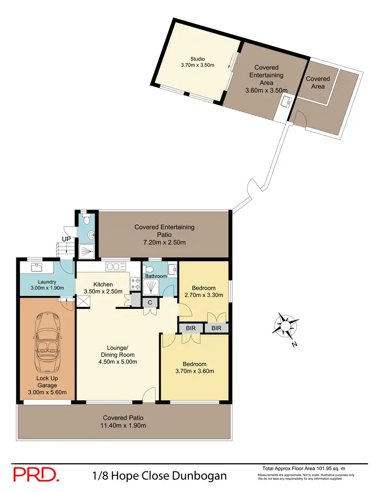Floorplan of Homely villa listing, 1/8 Hope Close, Dunbogan NSW 2443