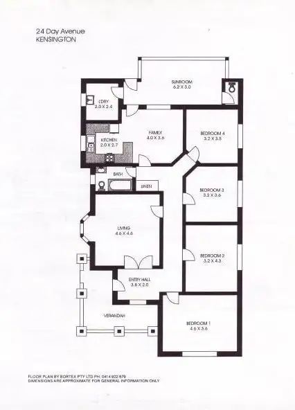 Floorplan of Homely house listing, Room/24 Day Avenue, Kensington NSW 2033