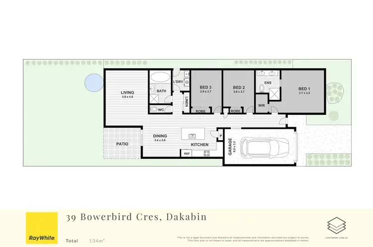 Floorplan of Homely house listing, 39 Bowerbird Crescent, Dakabin QLD 4503