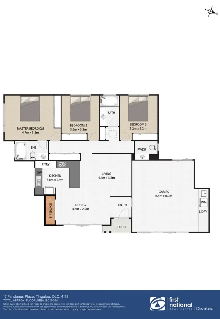 Floorplan of Homely house listing, 17 Pandanus Place, Tingalpa QLD 4173