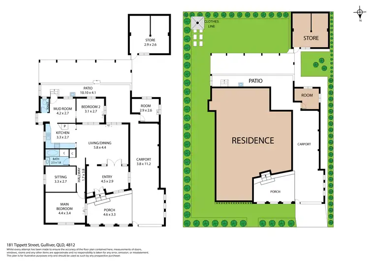 Floorplan of Homely house listing, 181 Tippett Street, Gulliver QLD 4812