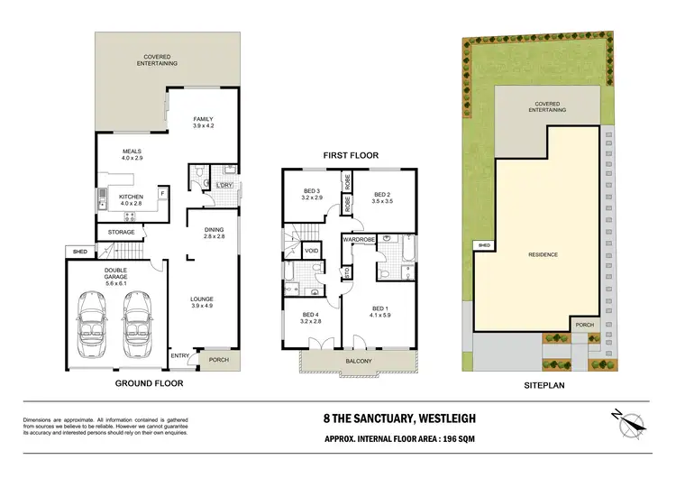 Floorplan of Homely house listing, 8 The Sanctuary, Westleigh NSW 2120