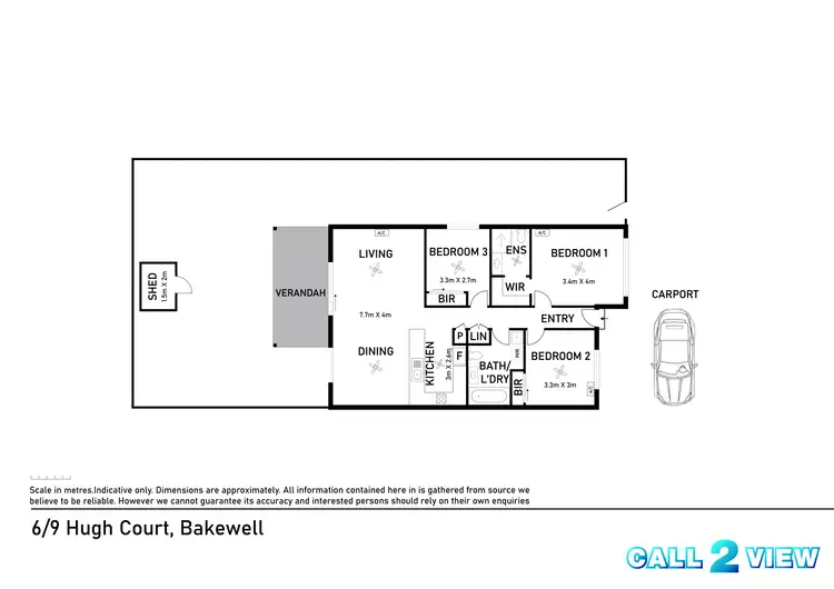 Floorplan of Homely house listing, 6/9 Hugh Court, Bakewell NT 832