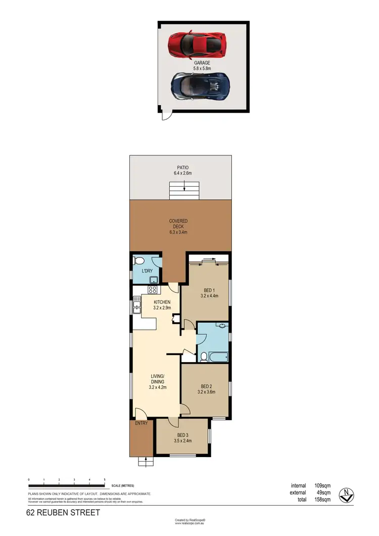 Floorplan of Homely house listing, 62 Reuben Street, Stafford QLD 4053