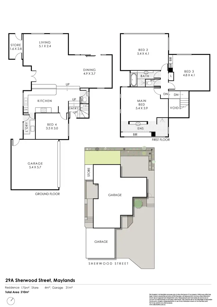 Floorplan of Homely house listing, 29A Sherwood Street, Maylands WA 6051
