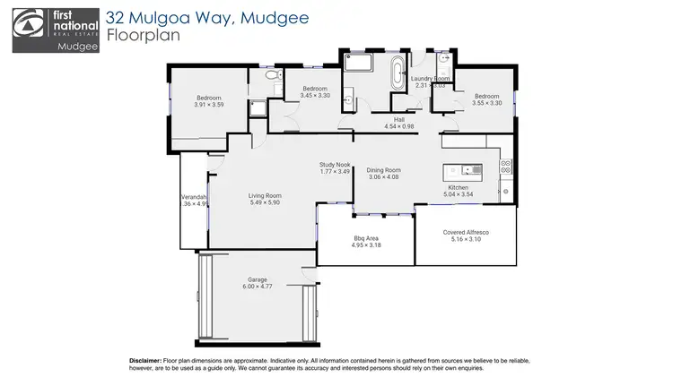Floorplan of Homely house listing, 32 Mulgoa Way, Mudgee NSW 2850