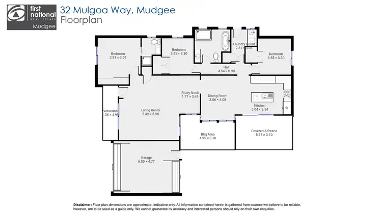 Floorplan of Homely house listing, 32 Mulgoa Way, Mudgee NSW 2850