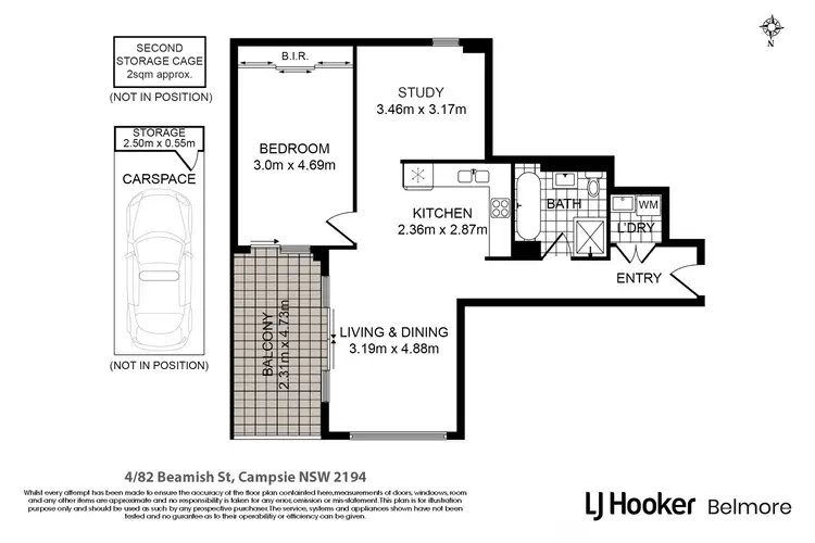 Floorplan of Homely apartment listing, 4/82 Beamish Street, Campsie NSW 2194
