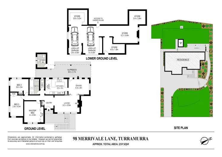 Floorplan of Homely house listing, 98 Merrivale Lane, Turramurra NSW 2074