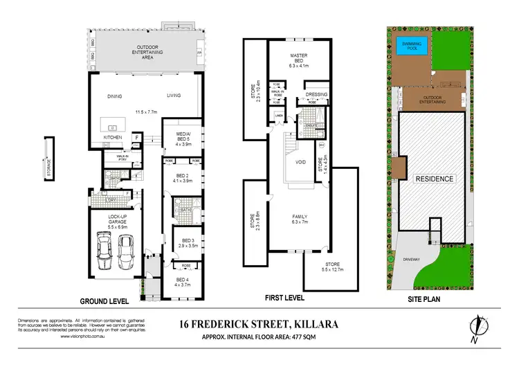 Floorplan of Homely house listing, 16 Frederick Street, Killara NSW 2071