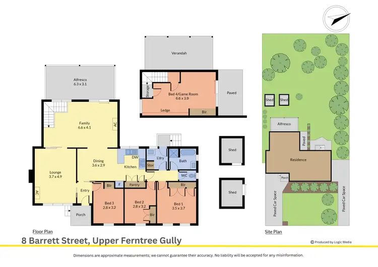 Floorplan of Homely house listing, 8 Barrett Street, Upper Ferntree Gully VIC 3156