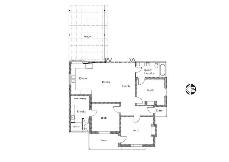 Floorplan of Homely house listing, 13 Harvey Street, Mosman Park WA 6012