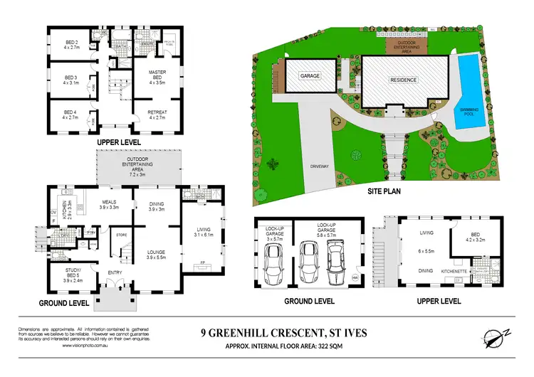 Floorplan of Homely house listing, 9 Greenhill Crescent, St Ives NSW 2075