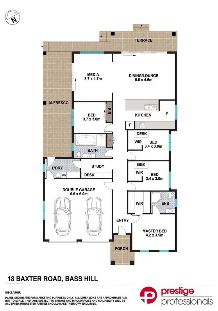Floorplan of Homely house listing, 18 Baxter Road, Bass Hill NSW 2197