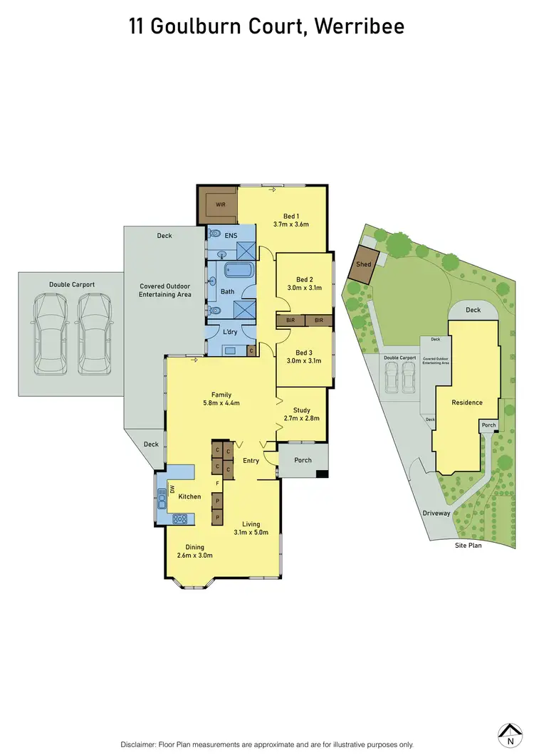 Floorplan of Homely house listing, 11 Goulburn Court, Werribee VIC 3030